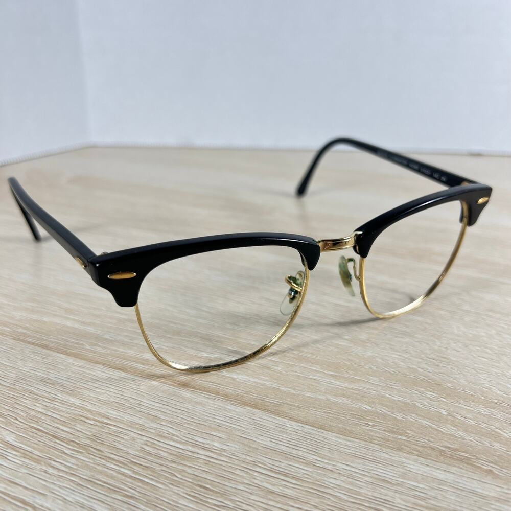 Ray-Ban RB3016 Clubmaster W0365 Sunglasses FRAMES ONLY Polished Black 51-21-145